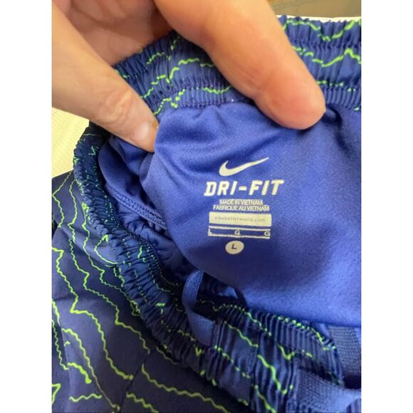 Nike Dri Fit Royal Blue Running Shorts Size L - Picture 7 of 8